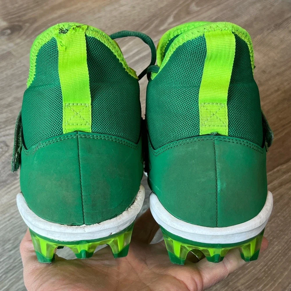 Nike Alpha Menace Pro 2 Football Cleats Mid White‎ Pine Mens 11 UK 10 EU 45